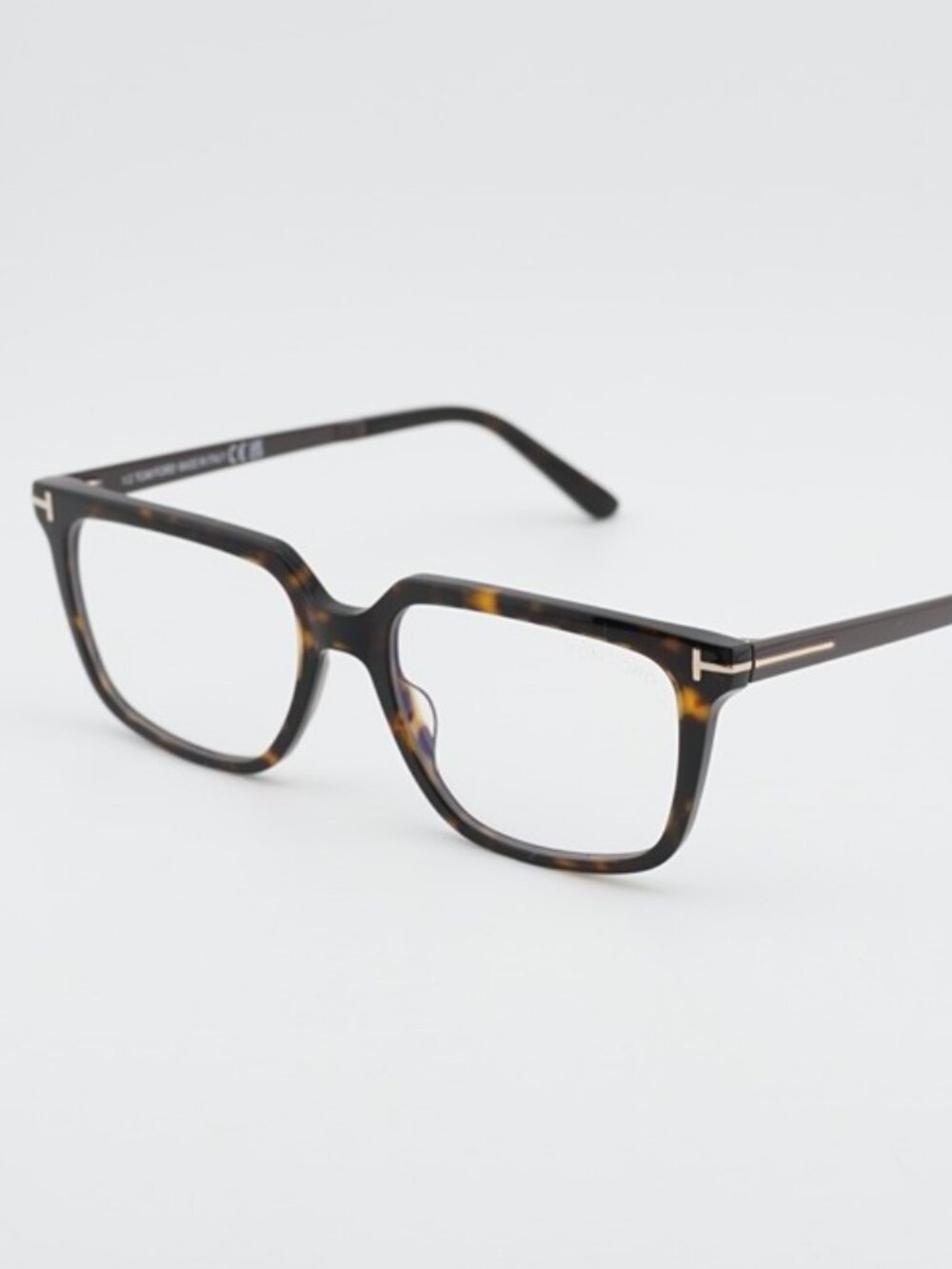 Tom Ford FT6039-B 052 Eyeglasses Dark Havana 54mm Rectangle Frame